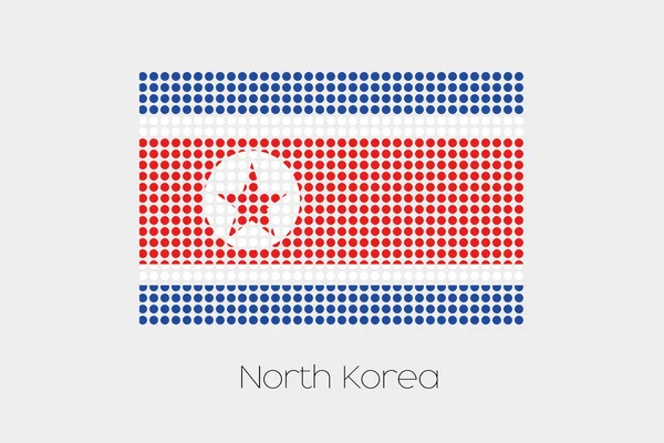 北朝鮮の旗イラスト — ストック写真