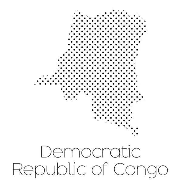 Demokratik Kongo Cumhuriyeti ülke Haritası