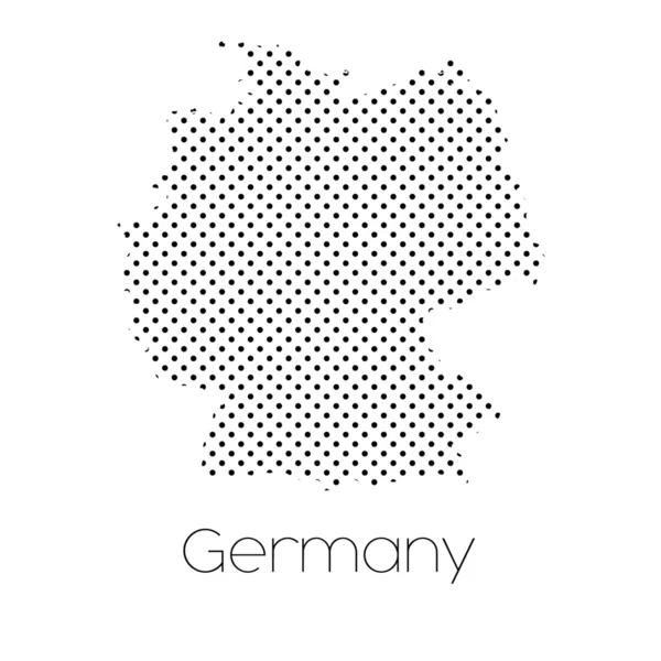 Map Country Germany — Stock Photo, Image