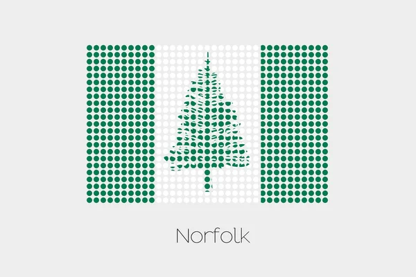 Norfolk bir bayrak çizimi