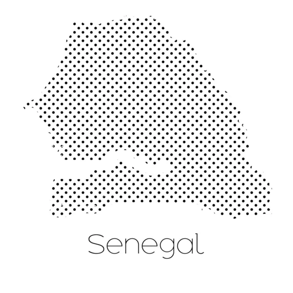 Senegal ülke Haritası