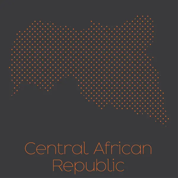 Orta Afrika Cumhuriyeti ülke Haritası