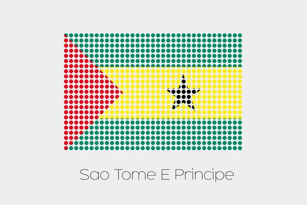 E Sao Tome Principe bir bayrak çizimi