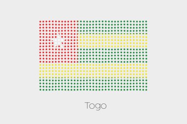 Togo bir bayrak çizimi