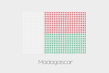 Madagaskar bayrağı resmi