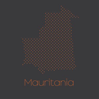 Ülke Moritanya Haritası