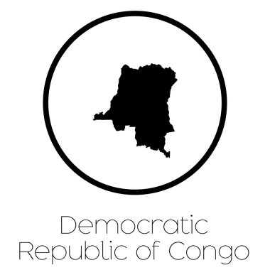 Demokratik Kongo Cumhuriyeti ülke Haritası