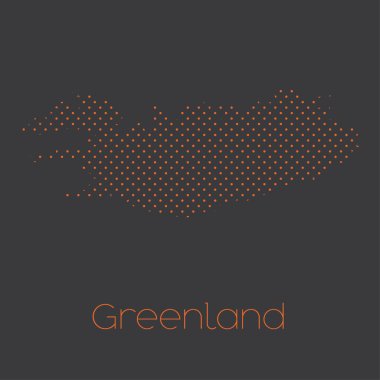 Grönland ülke Haritası