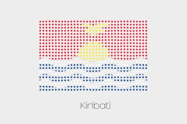Kiribati bir bayrak çizimi