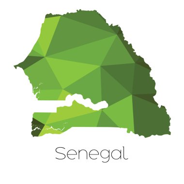 Senegal Senegal ülke haritası