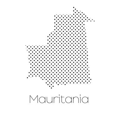 Ülke Moritanya Haritası