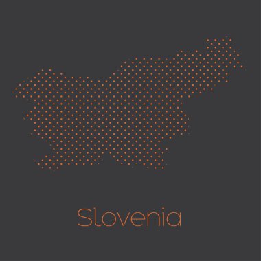 Ülke Slovenya haritası