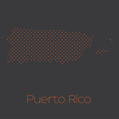 Ülke Porto Riko Haritası