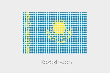 Kazakistan bayrağı resmi