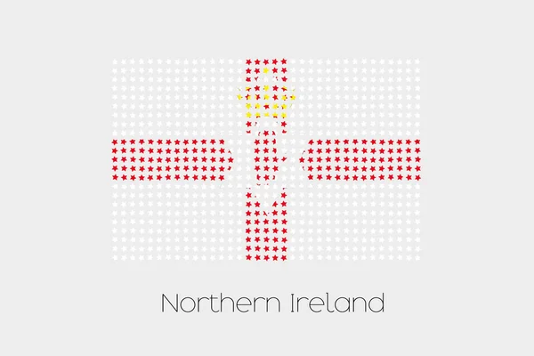 Иллюстрация Флага Северной Ирландии — стоковый вектор