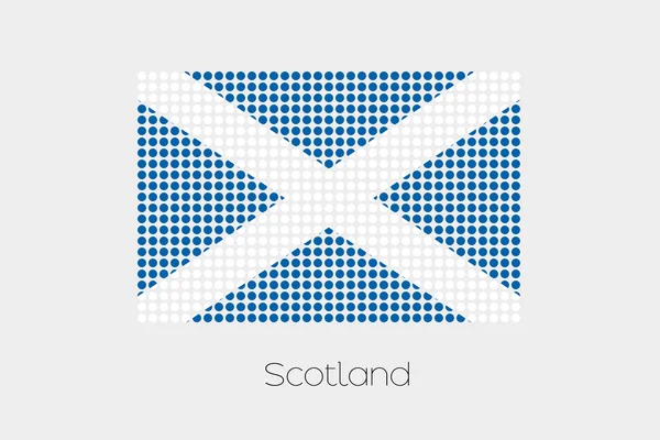 Een Illustratie Van Vlag Van Schotland — Stockvector