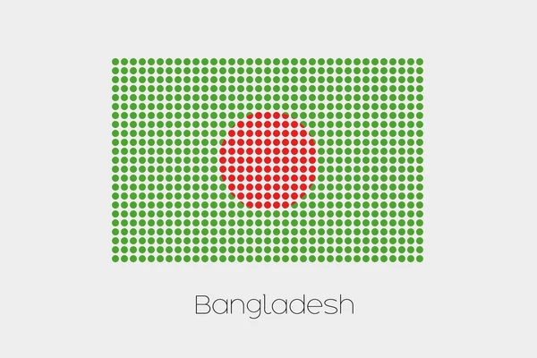 Illustration Drapeau Bangladesh — Image vectorielle