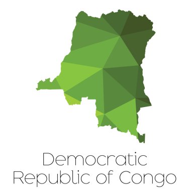 Demokratik Kongo Demokratik Cumhuriyeti, Kongo Cumhuriyeti ülke haritası