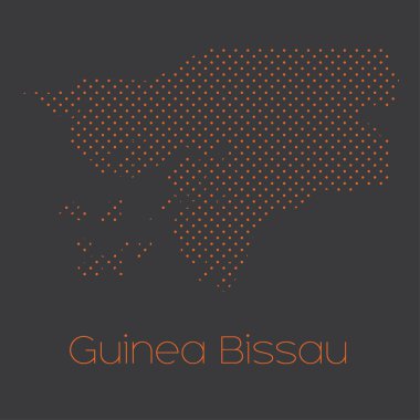 Gine Bissau ülke Haritası