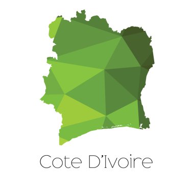 Fildişi Sahili Fildişi Sahili ülke haritası