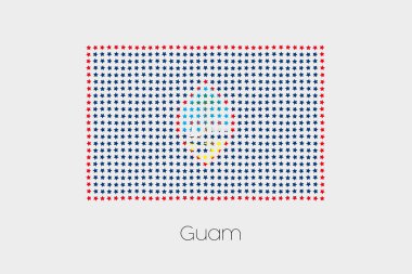 Guam bir bayrak çizimi