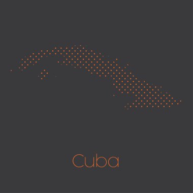 Küba'nın ülke Haritası