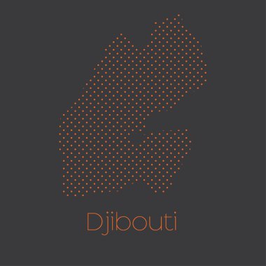 Cibuti ülke Haritası