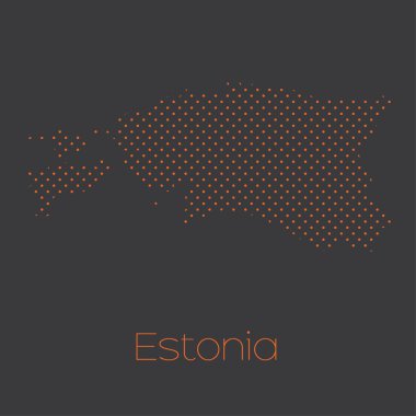 Ülke Estonya Haritası