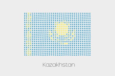 Kazakistan bayrağı resmi