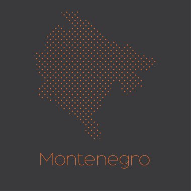 Karadağ ülke Haritası