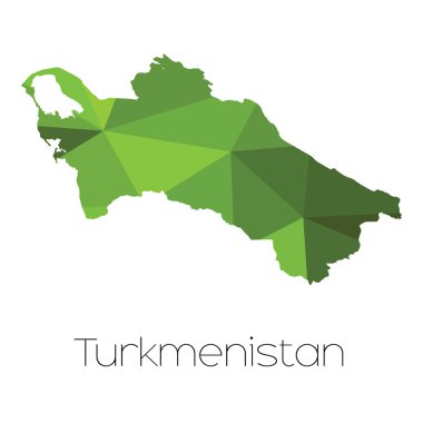 Türkmenistan Türkmenistan ülke haritası