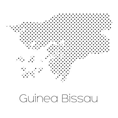 Gine Bissau ülke Haritası