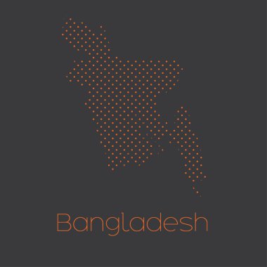 Bangladeş ülke Haritası
