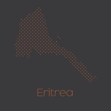 Eritre ülke Haritası