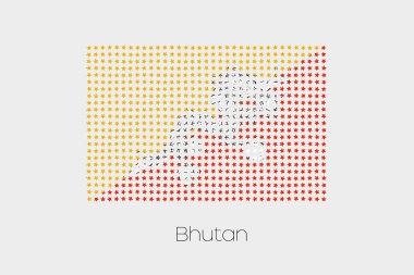 Bhutan bayrağı resmi
