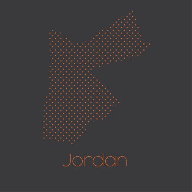 Jordan ülke Haritası
