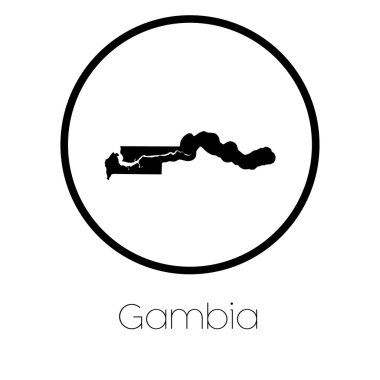 Gambiya ülke Haritası