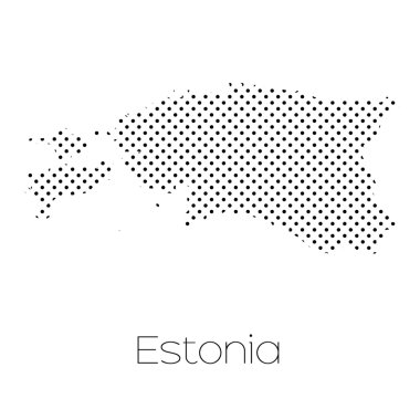 Ülke Estonya Haritası