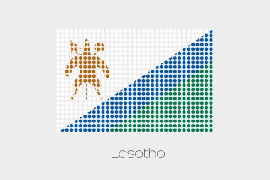 Lesoto bayrağı resmi