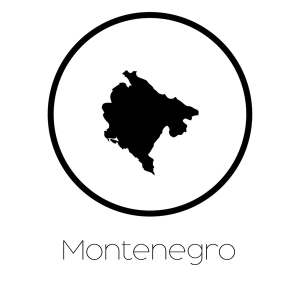 몬테네그로의 — 스톡 벡터