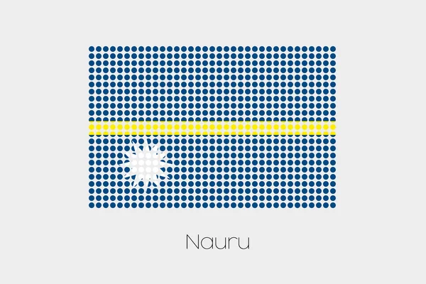 Nauru bir bayrak çizimi