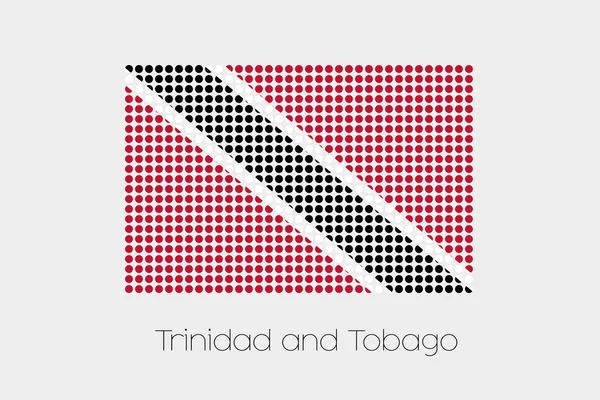 Uma Ilustração Bandeira Trinidad Tobago —  Vetores de Stock