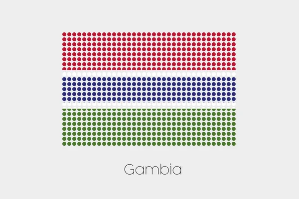 Gambiya bir bayrak çizimi