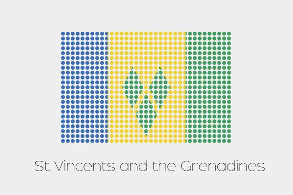 Saint Vincents ve Grenadinler bir bayrak çizimi