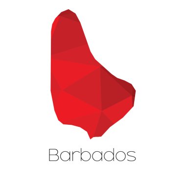 Barbados ülke Haritası