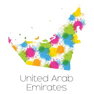 Birleşik Arap Emirlikleri ülke Haritası