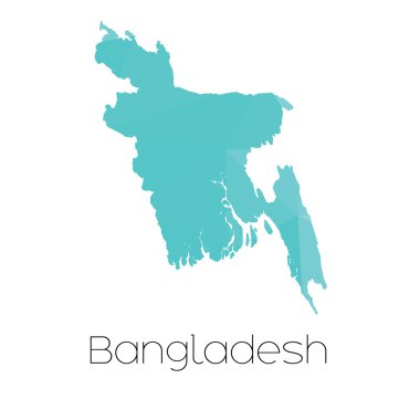 Bangladeş ülke Haritası