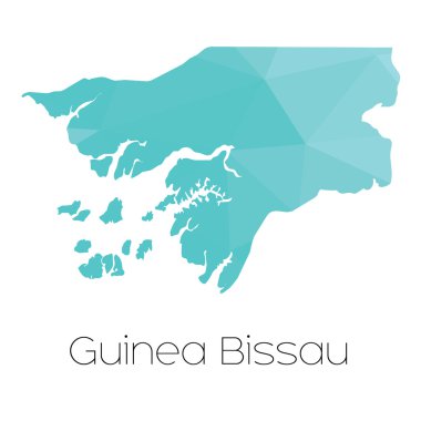 Gine Bissau ülke Haritası