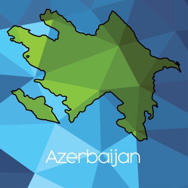 Ülke Azerbaycan Haritası