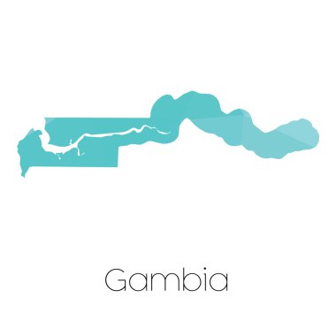 Gambiya ülke Haritası